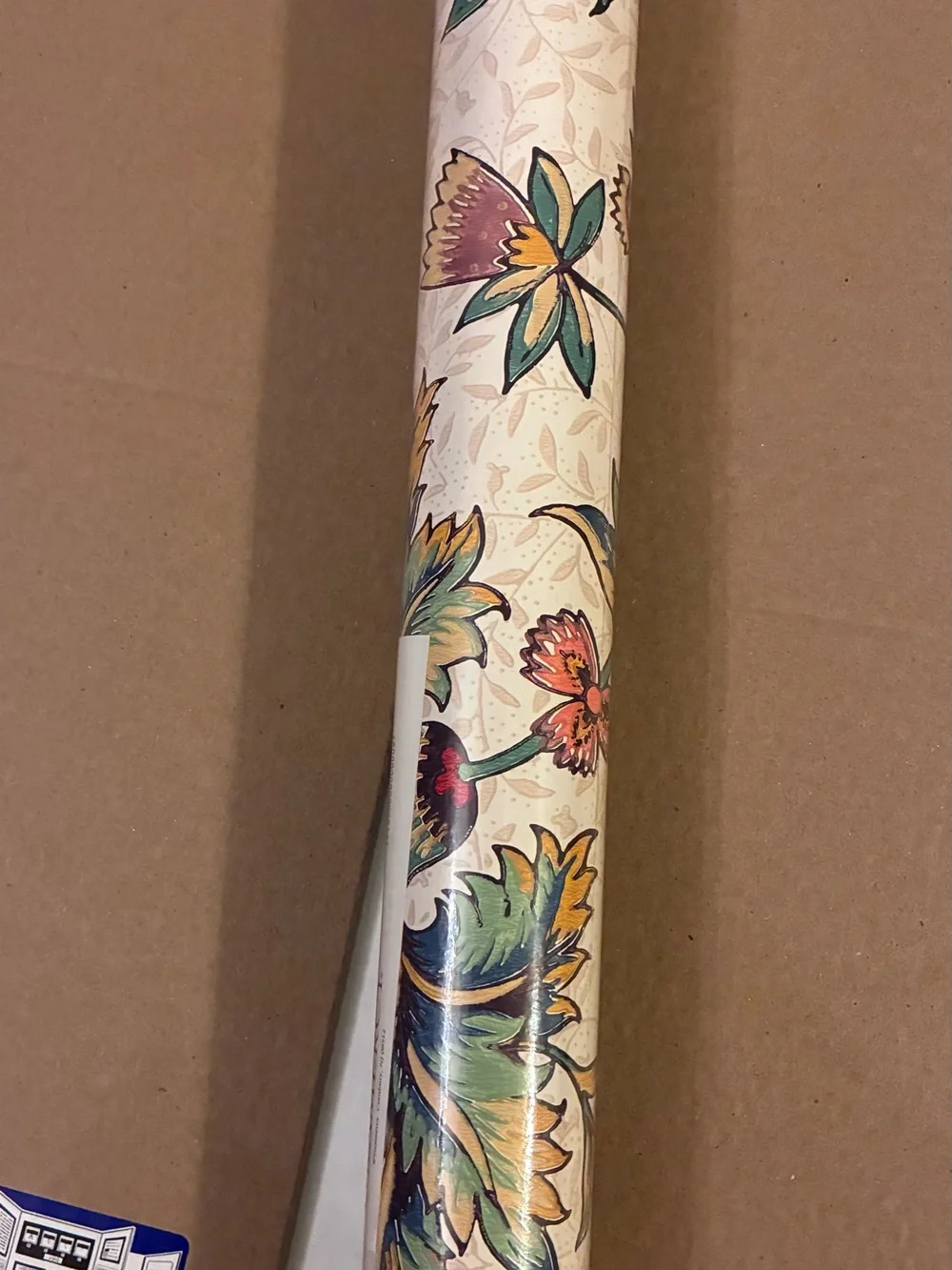 2000's Gramercy Grandmillennial Jacobean Floral Wallpaper 27 In 9 Yds 60 Sq Ft